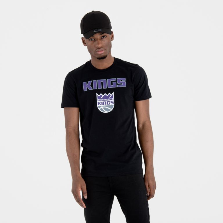 Ropa New Era Nba Negros - Sacramento Kings Team Logo 71430AXPS